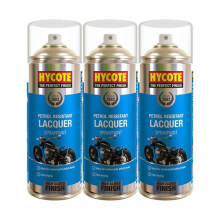 3x Hycote Petrol Resistant Lacquer Spray Paint Aerosol Fast Drying Car 400ML