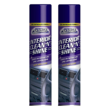 2 x Interior Dressing Shine Valet Dash Board Cleaner Trim Restorer New Car 300ml