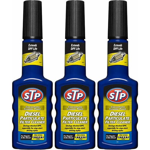 Stp 3x STP DPF Cleaner Diesel Particulate Filter Cleaner Fuel Additive Unclogs 200ML