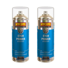 2x Hycote Etch Primer Spray Paint Aerosol Fast Drying Adhesion Durable 400ML