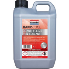 Granville Rapid Cool Red Longlife Car Antifreeze & Coolant Concentrate 2L Litre