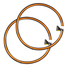 Pair Of  27" Inch x 1 1/4" Road Race Racing Bike Cycle Tyre Bicycle Amber Wall