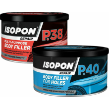 U-POL David's Isopon P38 Car Body Compound Filler & P40 Glass Fibre Repair Kit