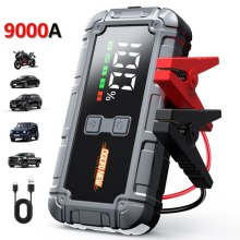 9000A Car Jump Starter Auto Battery Booster LED Power Bank Pack USB Fast Charger