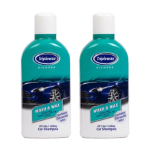 2x Triplewax Diamond Wash And Wax Car Shampoo Carnauba Wax Remove Dirt Grime 1L