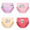Girls' Cotton Briefs Cartoon Pattern 4 Pcs 1