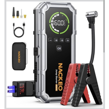 8000A Jump Starter Power Pack with 160PSI Air Compressor 12V Car Battery Booster