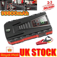 Dual USB 99800mAh Car Jump Starter Power Bank Portable Vehicle Booster NEW