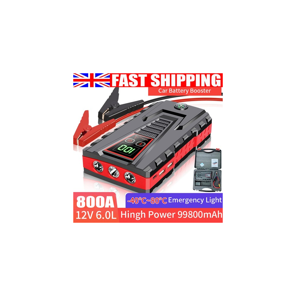 Photos - Car Service Station Equipment 99800mAh Car Jump Starter Booster Jumper Box Power Bank Battery Charger 800A