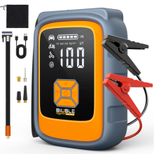 9000A 12V Car Battery Booster Jump Box with Air Compressor LED Light USB UK