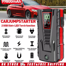 99800mAh Car Jump Starter Pack Booster Battery Charger Emergency Bank Power 12V