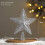 Christmas Tree Top Star Decoration Handcrafted Gold Cotton 6