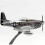 Alloy P-51 Mustang Fighter Plane Model 1/72 7