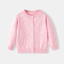 Pink Kitty Knitted Cardigan for Toddler Girls 4T