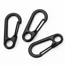 3er-Pack Mini-Karabiner-Schlüsselanhänger, kleiner Duraluminium-Karabiner