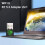 Προσαρμογέας USB WiFi 6 και Bluetooth 5.3, Εξωτερικός δέκτης ασύρματου δικτύου διπλή 3