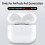 Συμβατό με θήκη φόρτισης AirPods 3, ασύρματο κουτί φόρτισης ακουστικών Bluetooth 3