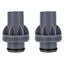Set mit 2 Kunststoff-Poolschlauchanschlüssen, Kunststoffadapter