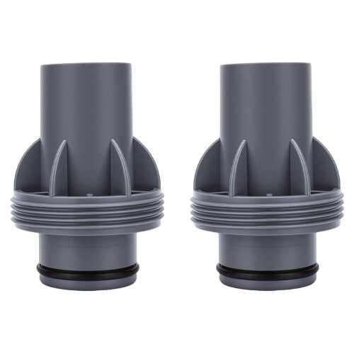 Set mit 2 Kunststoff-Poolschlauchanschlüssen, Kunststoffadapter