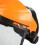 Forestry Mesh Visor Cover Orange 8
