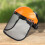 Forestry Mesh Visor Cover Orange 7
