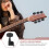 Unbranded guitar knob tuning tool set black 6 pcs 2