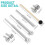 Tuning Fork Set Silver 8-Piece 128Hz 256Hz 512Hz with 2