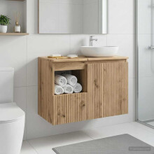 vidaXL Bathroom Cabinet Artisan Oak 30 x 41 x 50 cm Engineered Wood