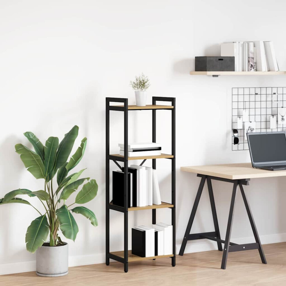 Vidaxl Bookshelf Artisan Oak 40 X 30 X 119 Cm Engineered Wood