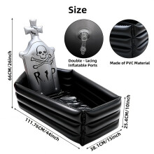 Essential Party Supplies! Inflatable Tombstone - PVC Party Supplies Essential for Game Nights and Adult Gatherings