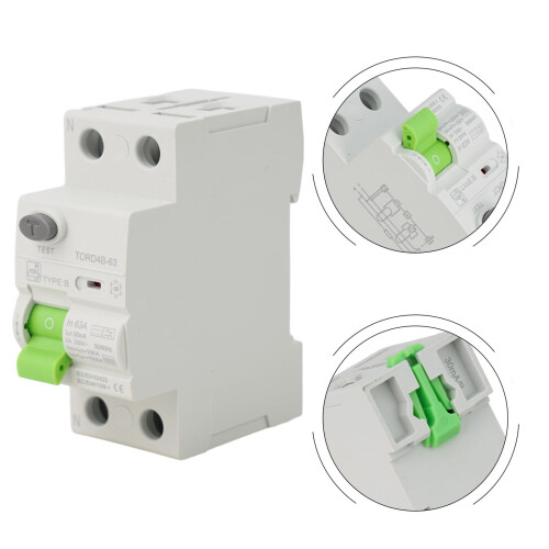 Type B RCD Circuit Breaker for EV Charging Pile 1