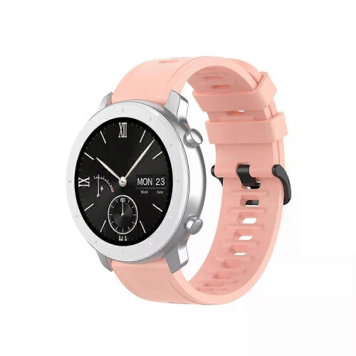 Λουράκι ρολογιού Amazfit GTR σιλικόνης-20mm ανοιχτό ροζ ανταλλακτικό ανο 1