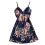 Women's Lace Print Pajama Set 5-Piece 2
