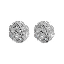 Magnet Ear Clip Women Non Piercing Cartilage Earring-Silver