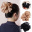 Handmade Silk Flower Hair Clip Plastic Mesh 6