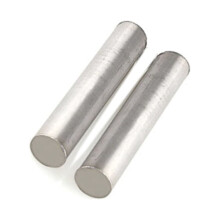 304 Stainless Steel Round Rod 15mm x 125mm 2 Pcs