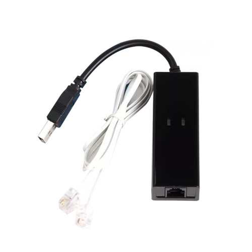 56K External USB 2.0 Dial-Up and Fax Modem Dual Port