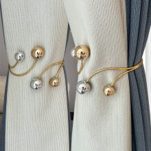 Vintage Alloy Curtain Tiebacks - Metal Holdbacks 2 pcs