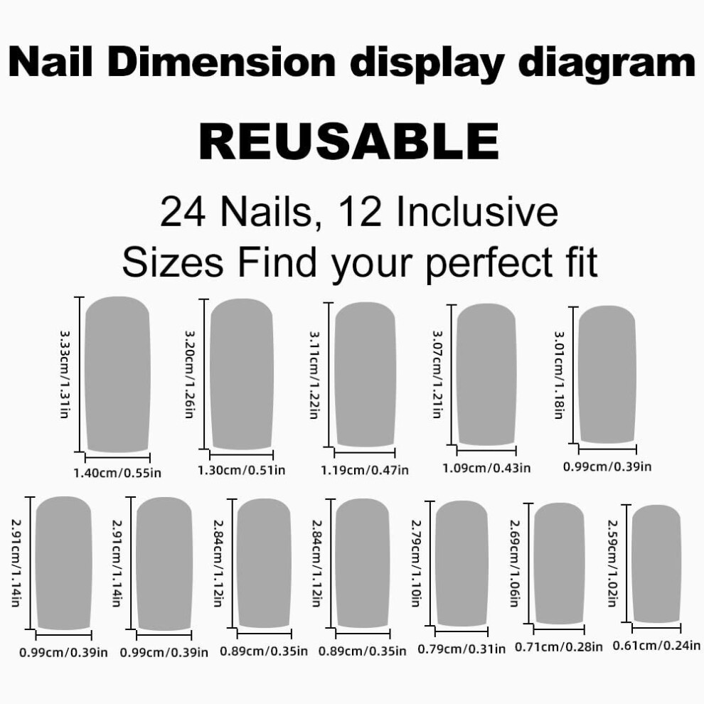 Dachuang Beauty Eco-Friendly Nude Long Press-On Nails With Black Tips