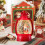 Battery Operated Christmas LED Lantern Warm Light Indoor 5