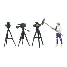 1/64 Scale Interview Photography Scene Miniature Figure