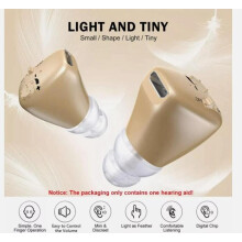 Mini Unsichtbares In-Ear-Hörgerät Wiederaufladbarer Soundverstärker Senioren/Erwachsene UK