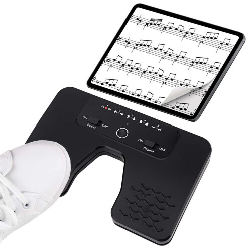Πεντάλ Bluetooth για περιστροφή σελίδας, επαναφορτιζόμενο και αθόρυβο πεν