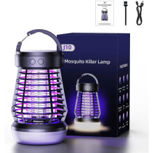 3v1 lapač hmyzu, lapač komárů pro venkovní použití, s LED kempingovým světlem a nabíjením přes USB pro cestování, turis