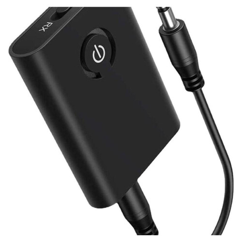 in 1 Bluetooth 5.0 Transmitter Receiver Wireless Audio Transmitter Adapter 3.5mm, 5 hours working time, 10m reception distance