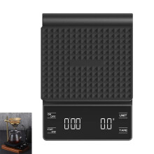 Kahvivaaka ajastimella 3 kg/0,1 g Tarkka espressovaaka taustavalaistulla LCD-näytöllä, paristot sisältyvät hintaan