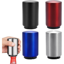 Ouvre-bouteille automatique 4 pièces, décapsuleur, ouvre-bouteille en acier inoxydable, ouvre-bouteille à pression pour vin, bière et sod
