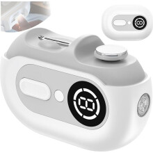 Elektrischer Nagelknipser, automatischer 4-in-1-Nagelschneider und polierer mit LED-Licht,mit Geschwindigkeitsstufen für Babys,Erwachse