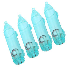 4x LED-vislampjes voor de diepzee, waterdichte aaslampjes voor zoet/zout water, mini-onderwater vislampjes