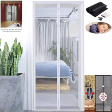 Magnetická síťka proti hmyzu na dveře, magnetická clona, clona proti hmyzu, snadná instalace, clona proti hmyzu s ochran